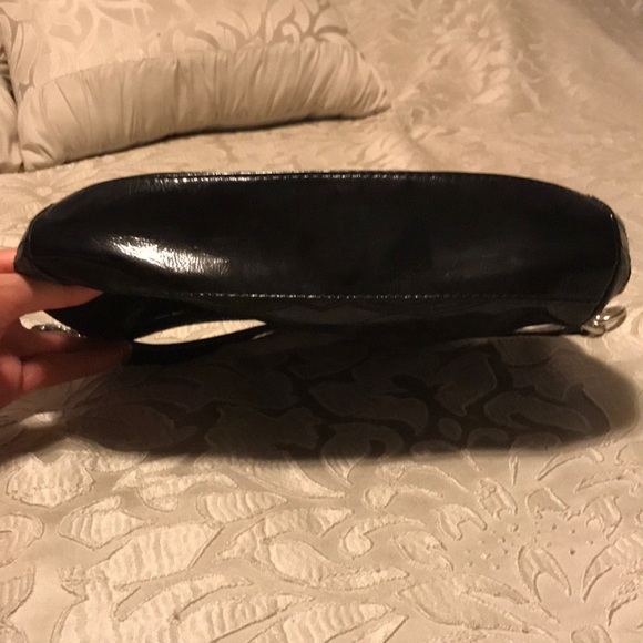 Coach black patent shoulder bag - Picture 3 of 8